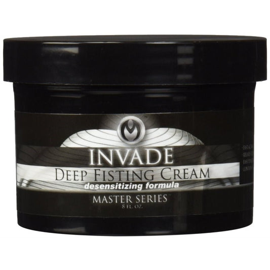Invade Deep Fisting Cream 8Oz - Silicone Based Lubes