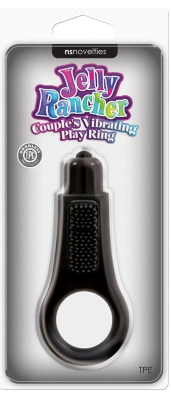 Jelly Rancher Couples Vibrating Play Ring Black Vibrating Cock Rings