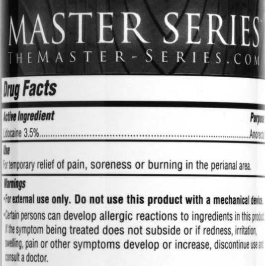 Jizz Cum Scented Anal Numbing Desensitizing Lube - Anal Lubes
