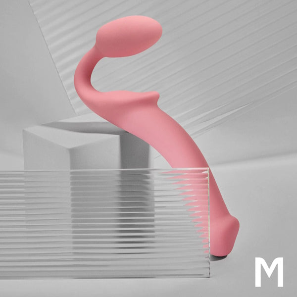 STRAP-ON-ME NEW Bendable Strap-On Flexible Dildo Pink Medium Strap On Sextoys