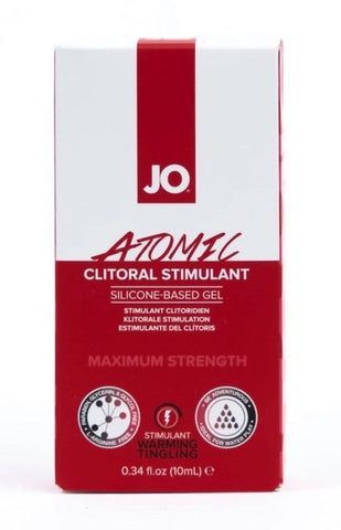 JO Clitoral Gel - Atomic 0.34 Oz / 10 ml - Silicone Based Lubes