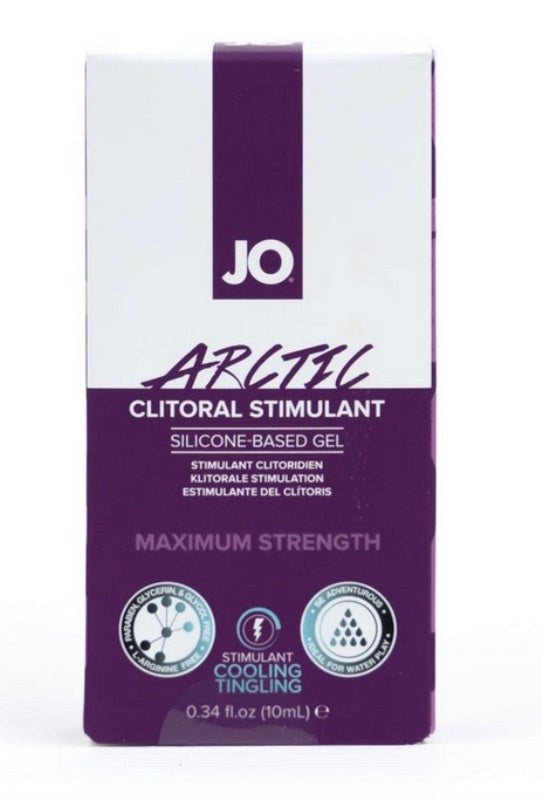 JO Clitoral Gel Tingling G-spot Arctic 0.34 Oz / 10 ml Silicone Based Lubes