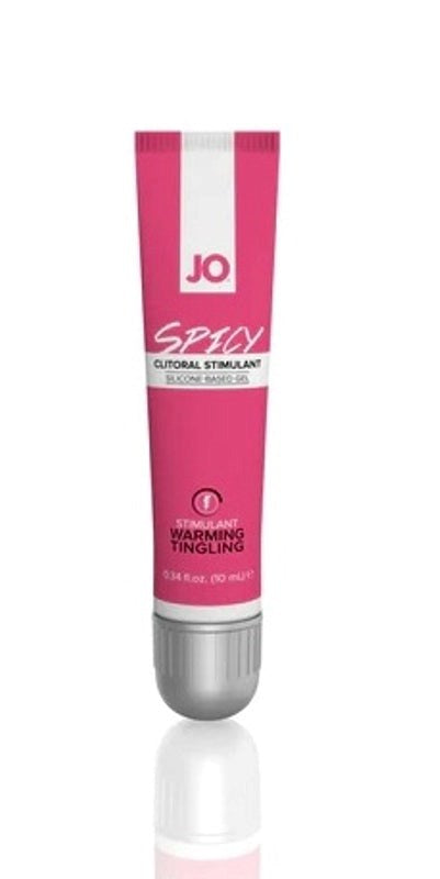 JO Spicy Clitoral Gel Warming 0.34 Oz / 10 ml - Silicone Based Lubes