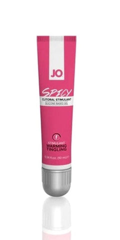 JO Spicy Clitoral Gel Warming 0.34 Oz / 10 ml - Silicone Based Lubes