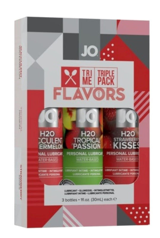 JO Tri Me Triple Pack Flavours - Water Based Lubes