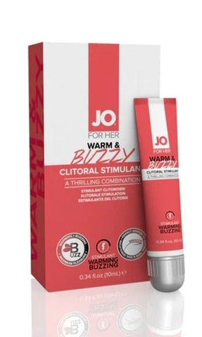 Jo Warm & Buzzy - Clitoral Cream 10 ml - Water Based Lubes
