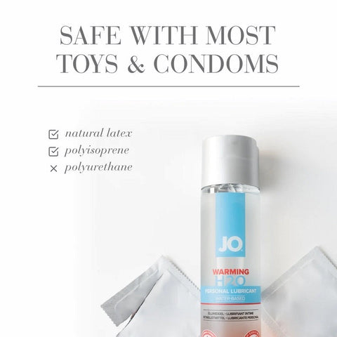 Jo Warming H2O Water-Based Lubricant - Water Based Lubes