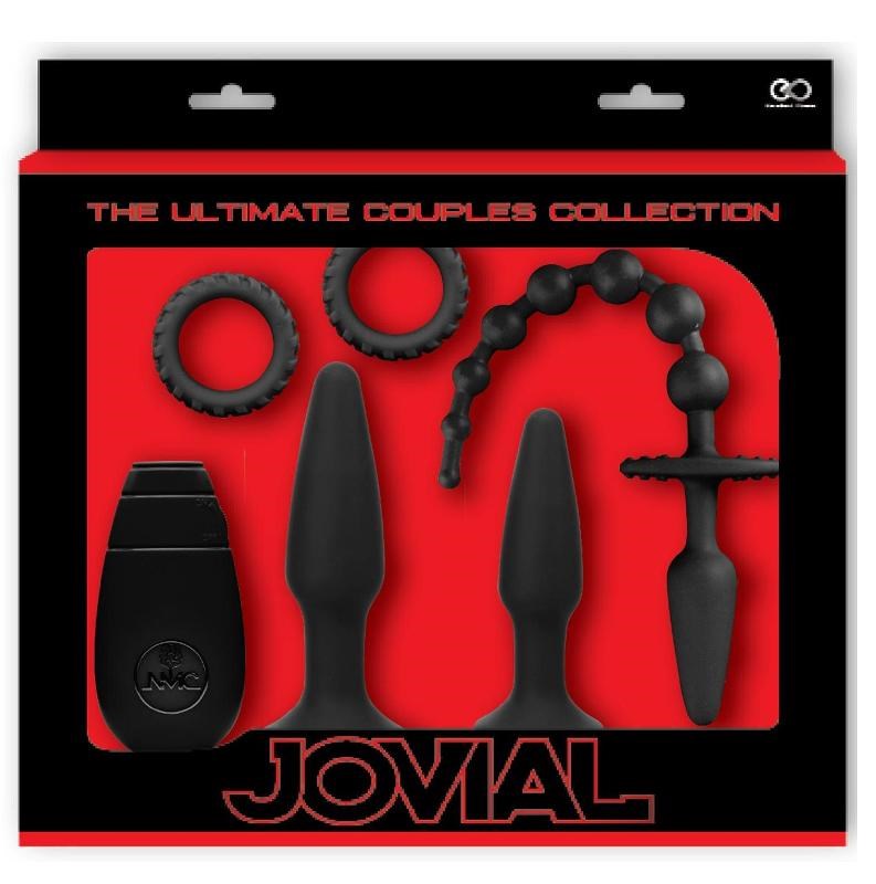 Jovial 5 Piece Anal Kit With Vibrating Butt Plug Butt Plugs