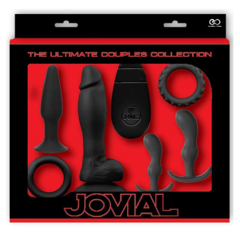 Jovial 6 Piece Anal Kit with Vibrating Butt Plug Butt Plugs