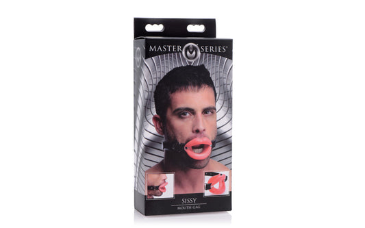 Master Series Sissy BDSM Play Mouth Gag - Bondage Gags and Bits