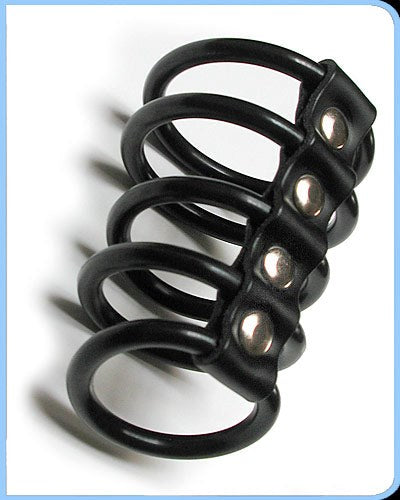 Kinklab 5 Gates of Hell Rubber Cock Rings