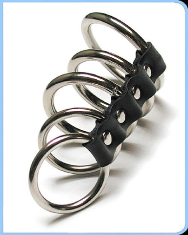 Kinklab 5 Gates of Hell Steel - Cock Rings