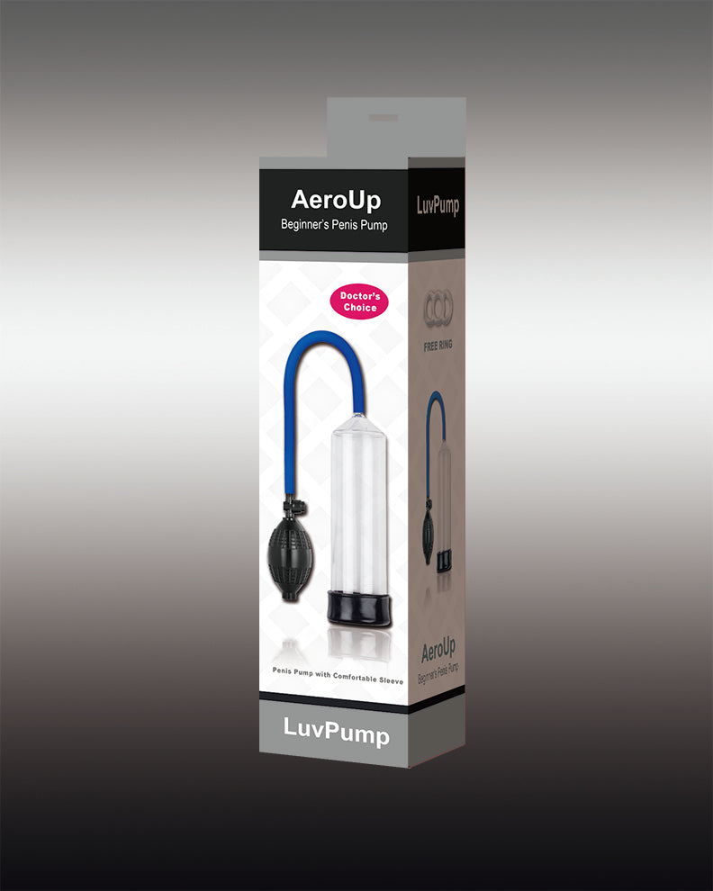 LuvPump AeroUp Hand Held Penis Pump With Quick Release Valve Penis Pumps And Stretchers