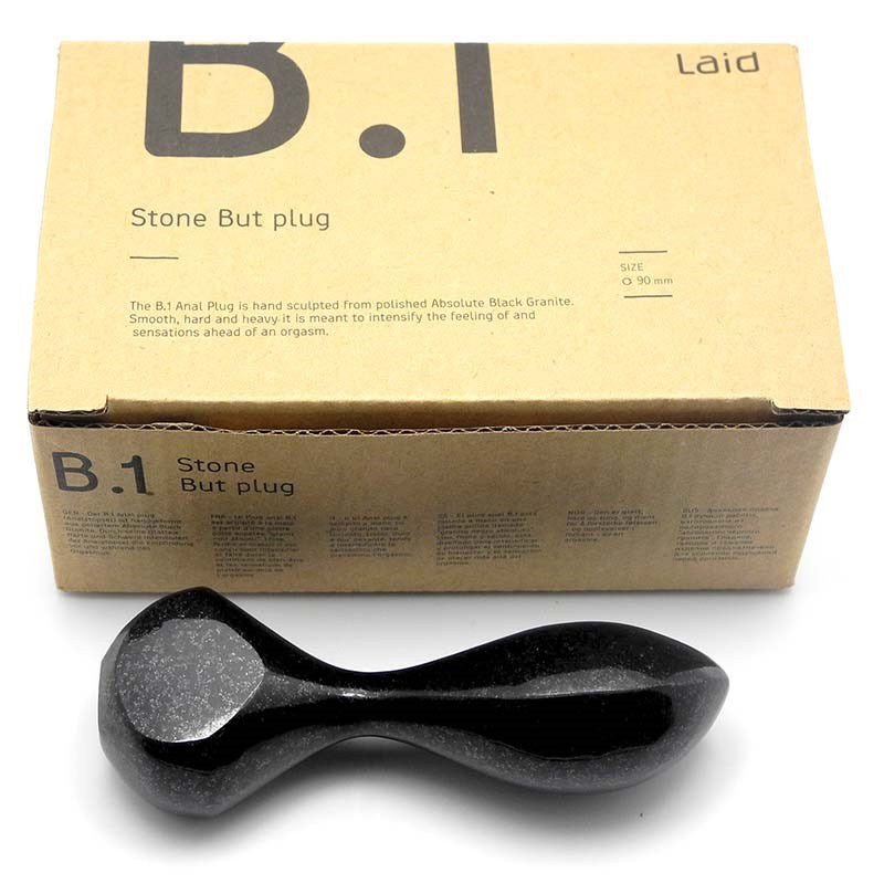 Laid B.1 Black Granite Anal Plug Butt Plugs