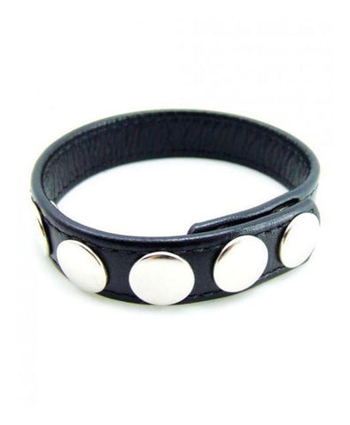 BDStyle Leather Cock Rings With 5 Snap Locks - Cock Rings