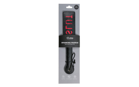 Fetish Collection Fetish Play Slut Paddle Black - Paddles And Slappers