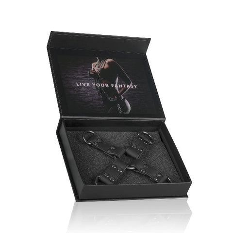 Easy Toys Fetish Collection BDSM Play Hogtie Black - Cuffs And Restraints