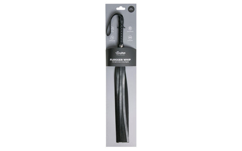 Fetish Collection Leather Flogger Bondage Whip - Whips And Crops