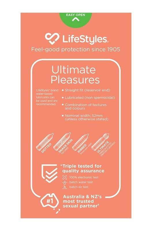 Lifestyles Ultimate Pleasures Condoms Condoms