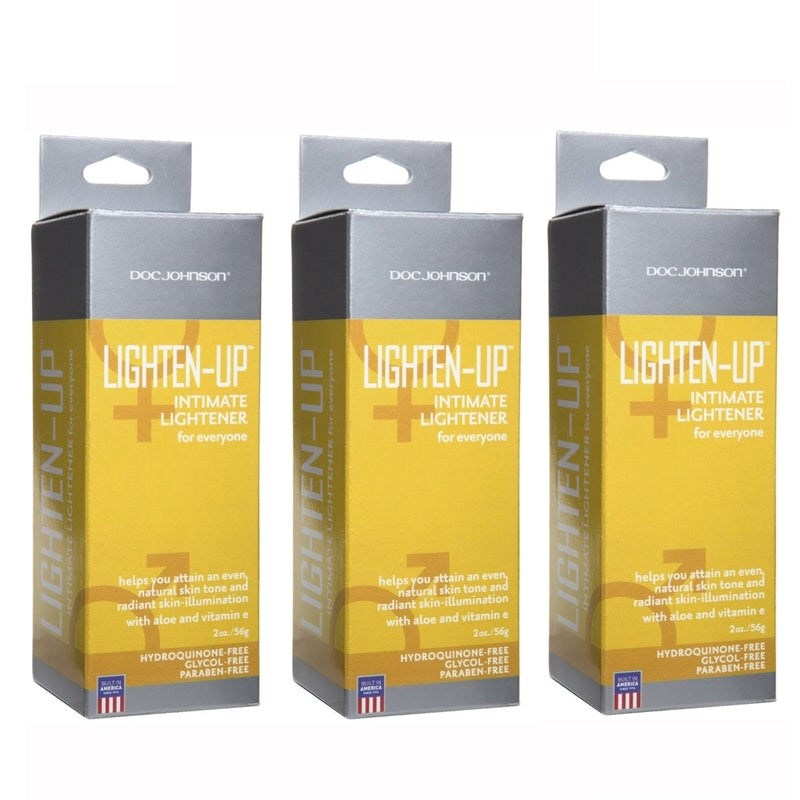 Lighten-Up Anal Lightening Cream For Everyone Box Delay and Excite Sprays