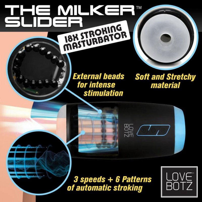 LoveBotz The Milker Slider 18X Stroking Masturbators and Strokers