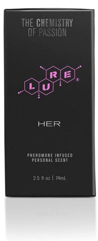 Lure Black Label for Her Pheromone Infused Personal Scent - Delay and Excite Sprays