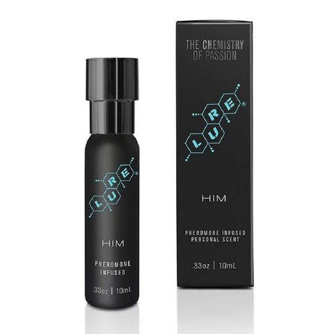 Lure Black Label - Pheromone-Infused Scent for Alluring Attraction - Delay and Excite Sprays