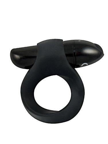 Mack Tuff Power Vibrating Cock Ring Black - Cock Rings