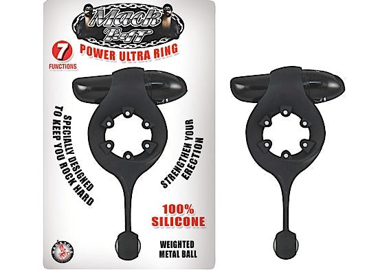 Mack Tuff Power Ultra Ring Black Cock Rings