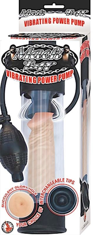 Mack Tuff Vibrating Power Penis Pump Black Pumps, Extenders and Sleeves