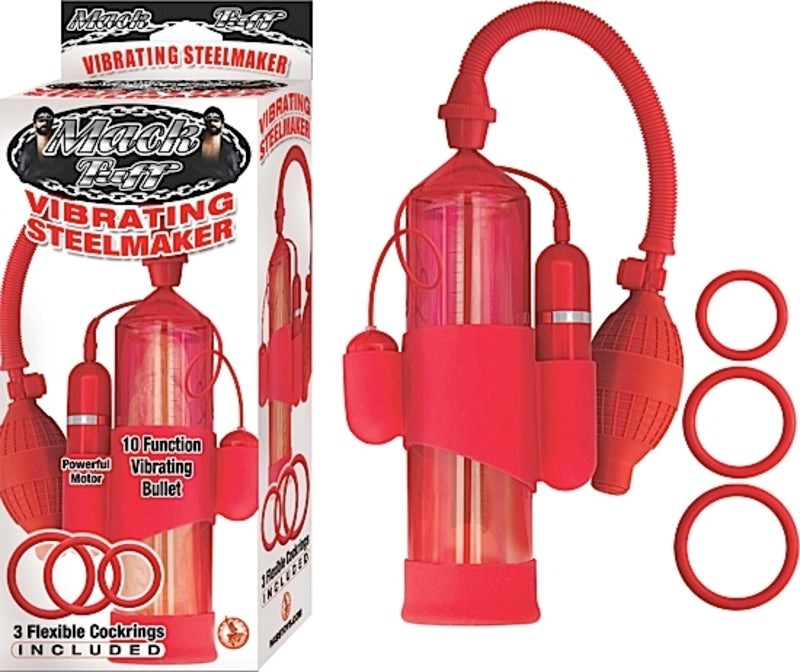 Mack Tuff Vibrating Steelmaker Pump Red Pumps, Extenders and Sleeves