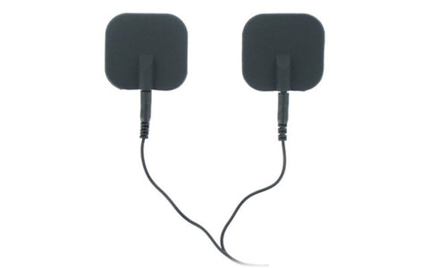 Zeus Deluxe Black Electro Pads 2 Pack - Electro Sex