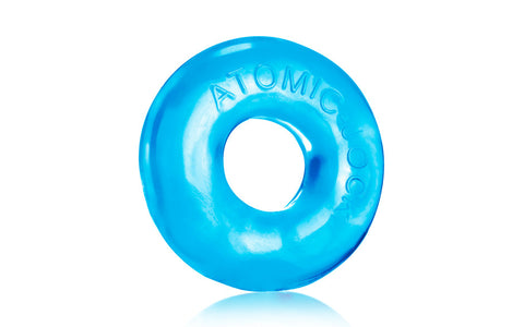 OxBalls Donut 2 Mens Stretchy Cock Ring Large Ice Blue - Stretchy Cock Rings