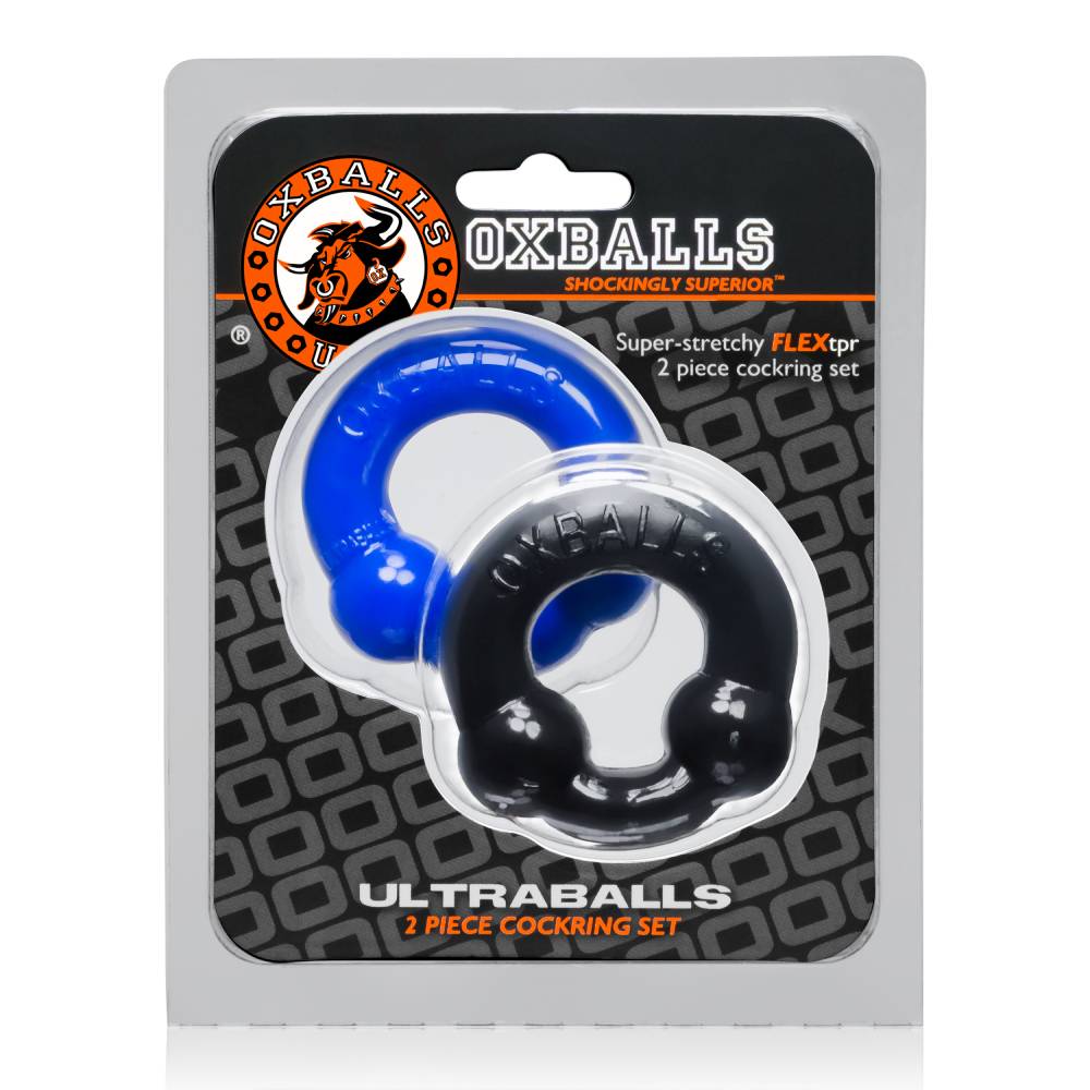 OxBalls Ultraballs 2 Pack Mens Stretchy Cock Rings Stretchy Cock Rings
