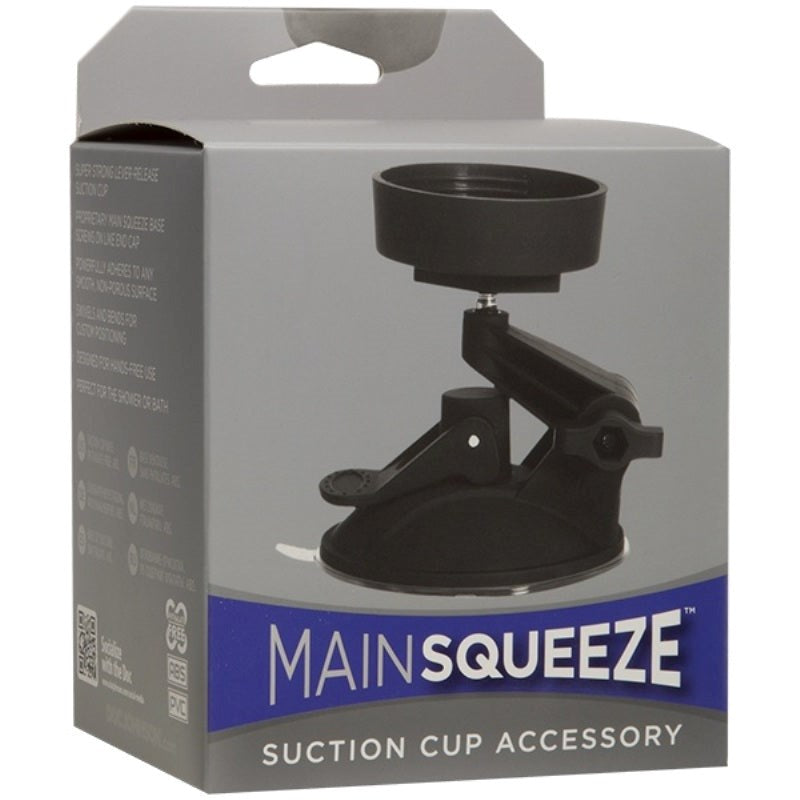 Main Squeeze Suction Cup Accessory Black Masturbators and Strokers