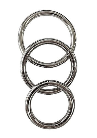 Manbound Cock Rings 3 Pack Metal - Cock Rings