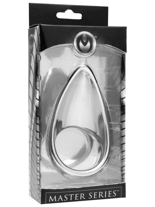Master Series Taint Licker Cock Ring Small - Steel Cock Rings