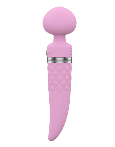Pillow Talk Sultry Dual Ended Warming Body Wand Massager - Body Wands