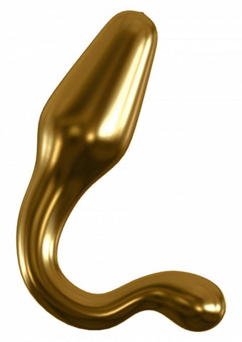 Pipedream Icicles Gold Edition G12 Glass Butt Plug - Glass Sex Toys