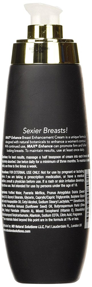 Max Enhance Breast Cream 198ml - Delay and Excite Sprays