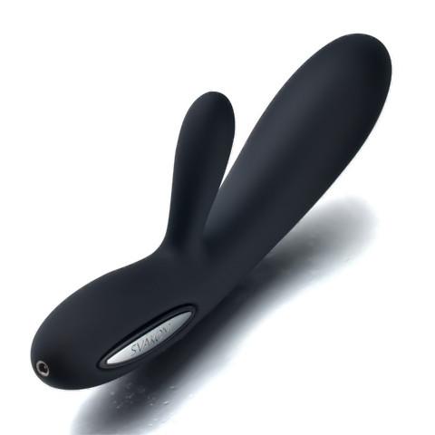 Svakom Lester Multi Functions Silicone Rabbit Vibrator - G-Spot Vibrators