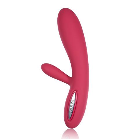Svakom Lester Multi Functions Silicone Rabbit Vibrator - G-Spot Vibrators