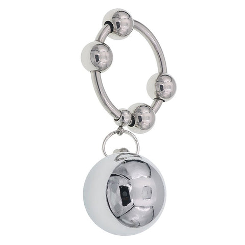 Metal Testicle Weight Hanger - 1 Ball - Cock Rings