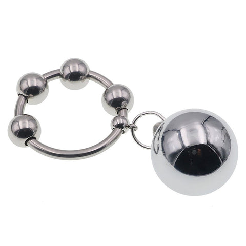 Metal Testicle Weight Hanger - 1 Ball - Cock Rings