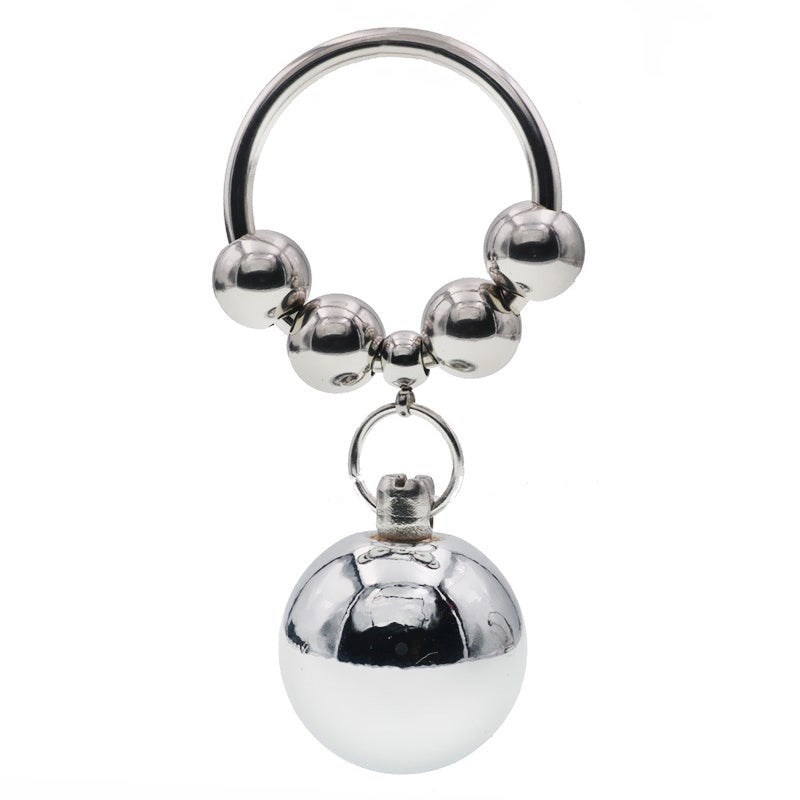 Metal Testicle Weight Hanger - 1 Ball Large Cock Rings