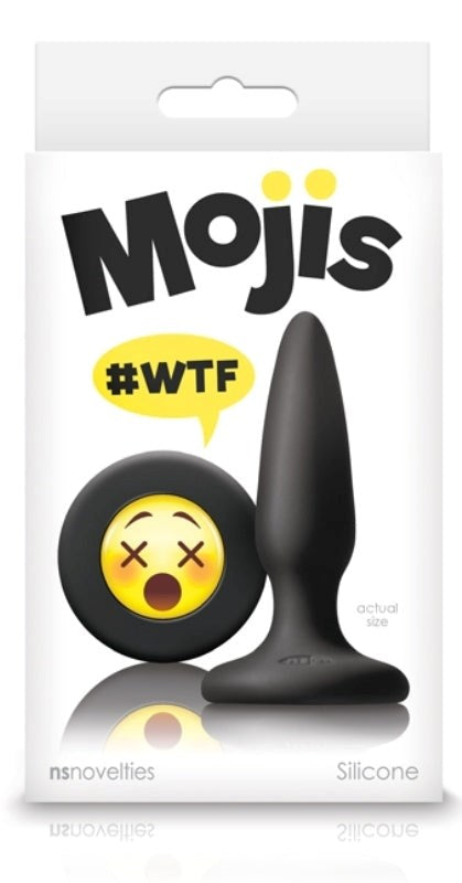 Mojis WTF Silicone Plug Black Butt Plugs