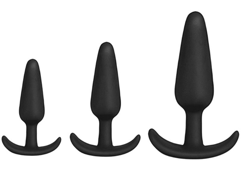 Mood Naughty 1 Trainer Set Black Butt Plugs