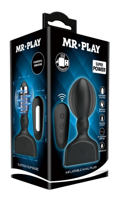 Mr Play Inflatable Vibrating Anal Plug Anal Vibrators