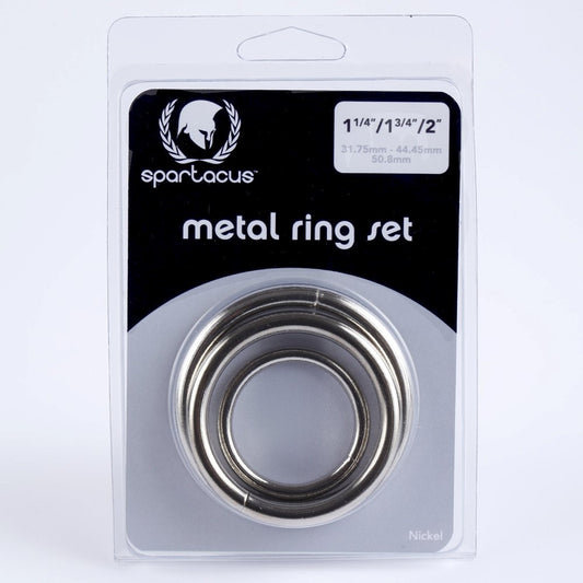 Nickel Metal C Ring Set Cock Rings