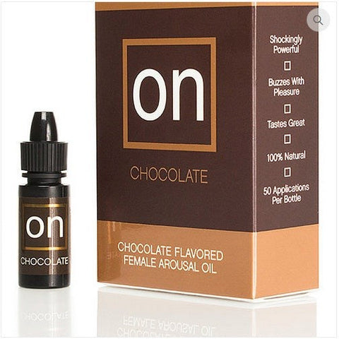 On Chocolate Natural Arousal Gel - Delay and Excite Sprays